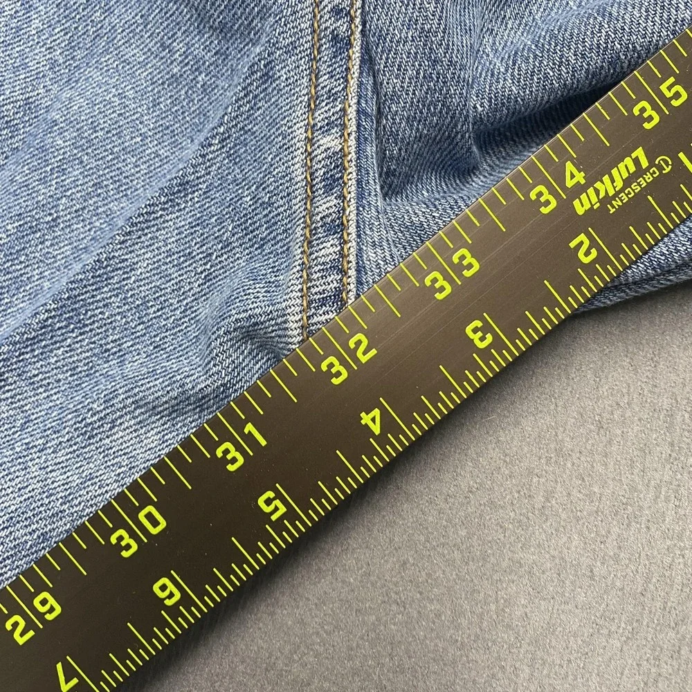 Vintage Levis 550 Jeans‎ Mens 42x32 Light Blue Wash Relaxed Fit Tapered Denim
